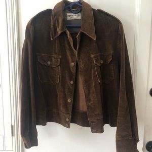 Vintage brown corduroy jacket.